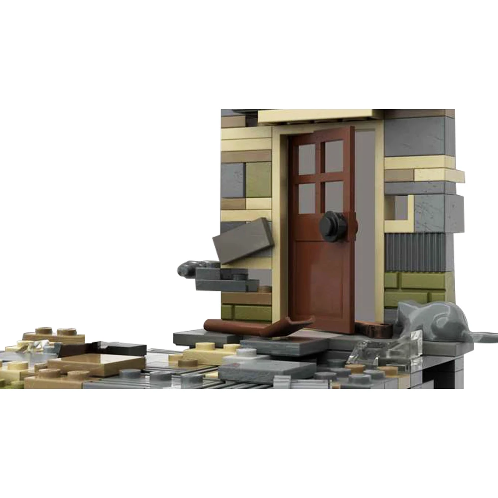 Фото Gobrick MOC TLOU-минимализм-Joel and Elli последняя из США модель из фильма строительные блоки Обучающие игрушки для детей подарок на день рождения №4