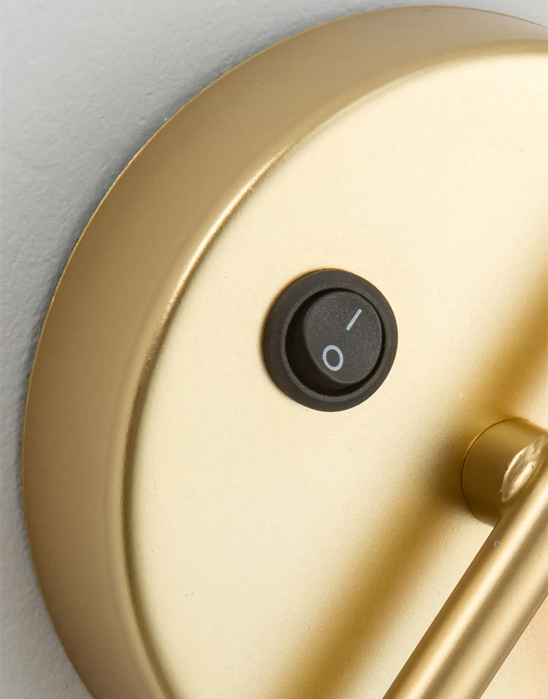 Современный прикроватный вращающийся настенный светильник светодиодный