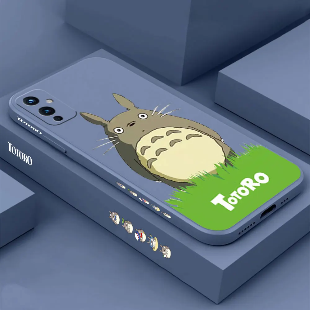 

Prairie Fat Cat Totoro Phone Case For Oneplus 11 10 9 9R 9RT 8 8T 7 7T NORD CE 2 ACE 2 2V PRO LITE Liquid Silicone Cover Funda