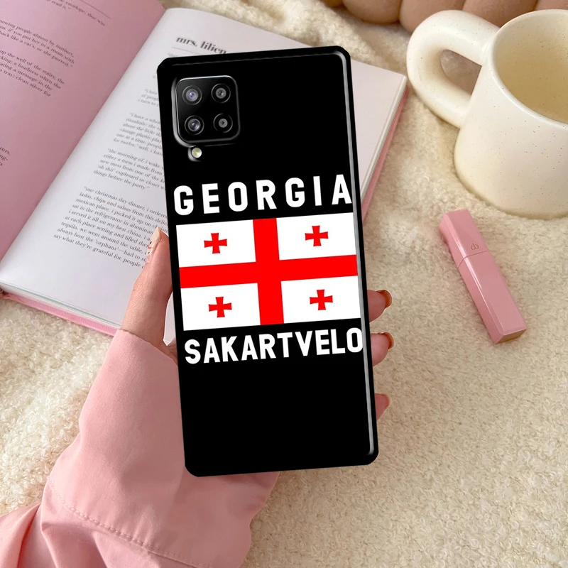 Чехол с флагом Грузии для Samsung Galaxy A56 A54 A34 A14 A16 A26 A36 A32 A52 A13 A33 A53 A15 A35 A55 A17 A37 (art.: 3920dc39aa08f) - 3920dc39aa08f