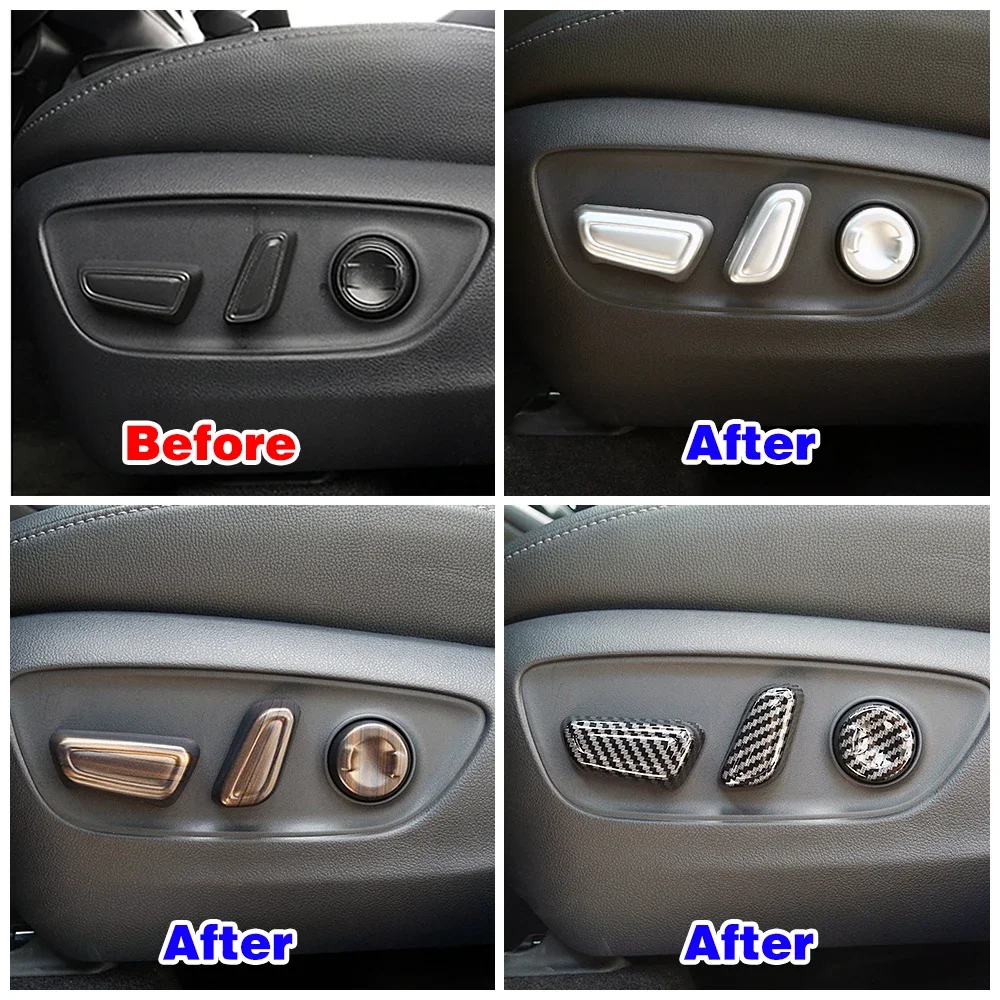 Для Toyota Highlander XU70 2022 цвет углеродного волокна регулировка сиденья кнопка