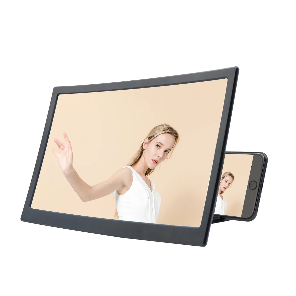 

Curved Screen Mobile Phone Screen Amplifier 12 Inch Curved Screen Amplifier Mobile Phone Screen Magnifier Ultra Clear