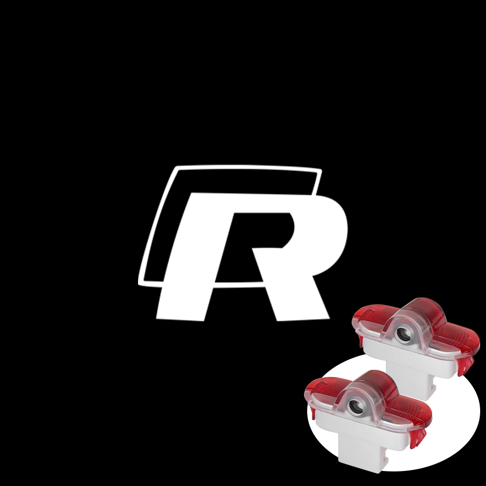 

Для Volkswagen VW Lavida Touran Caddy Beetle Golf Bora 2 шт. светодиодная лампа приветствия двери автомобиля беспроводной лазерный проектор логотип ночник