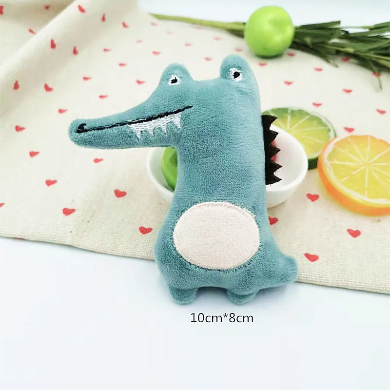 Lovely Plush Animal Mint Kitten Teaser Playing Interactive Toy Pet Suppies