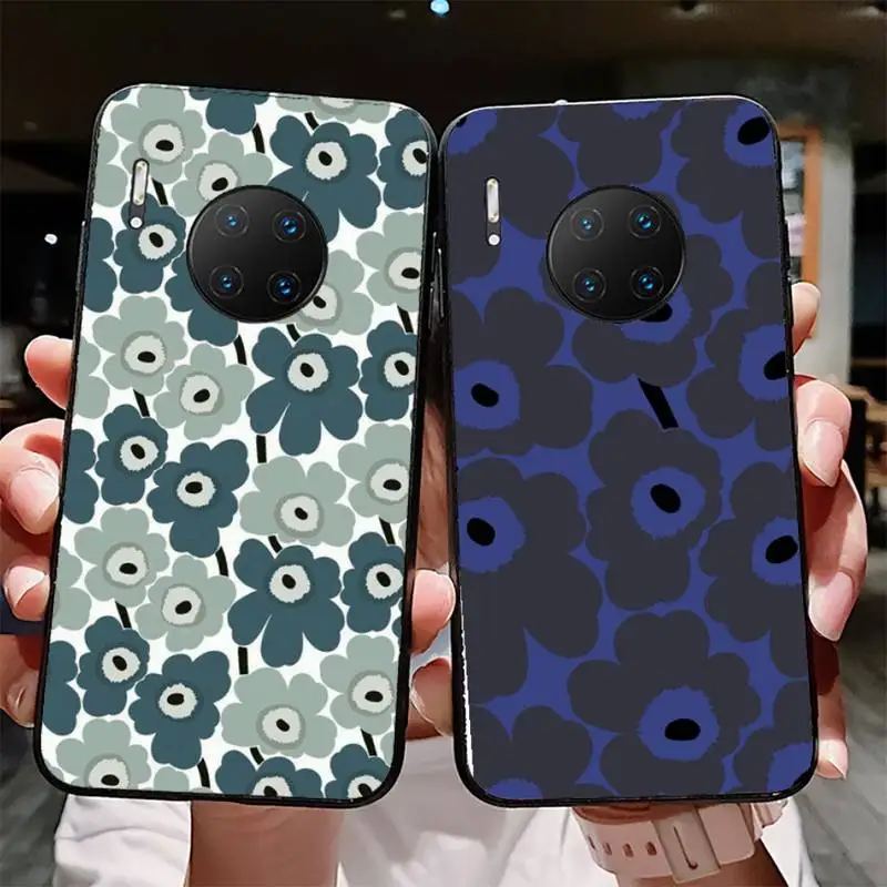 

Beautiful Colorful Poppy Flowers Phone Case for Huawei Mate 20 10 9 40 30 lite pro X Nova 2 3i 7se