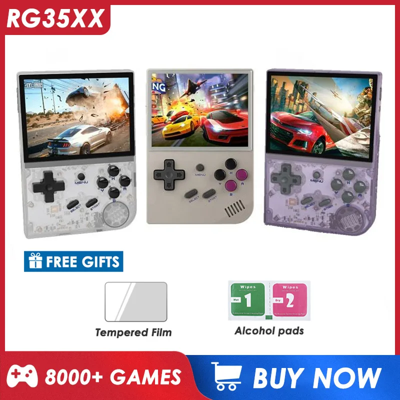 

ANBERNIC RG35XX Retro Handheld Game Console 3.5 Inch IPS Touch Screen Miyoo Portable Pocket Video Player Linux OS Christmas Gift