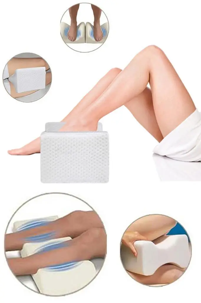 

Openable leg support cushion foot cushion