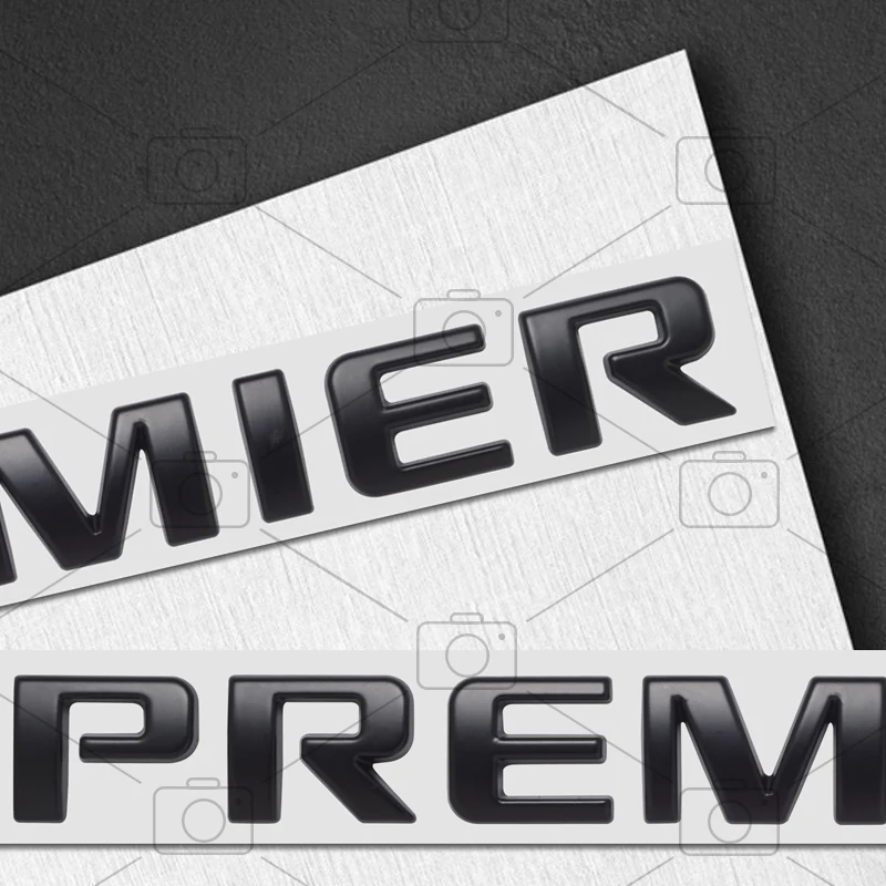 Фото Металлический кузов автомобиля Premier Logo, наклейки с буквами, Стайлинг, значок, эмблемы на багажник, наклейка для Chevrolet Blazer Traverse Trailblazer Malibu №3