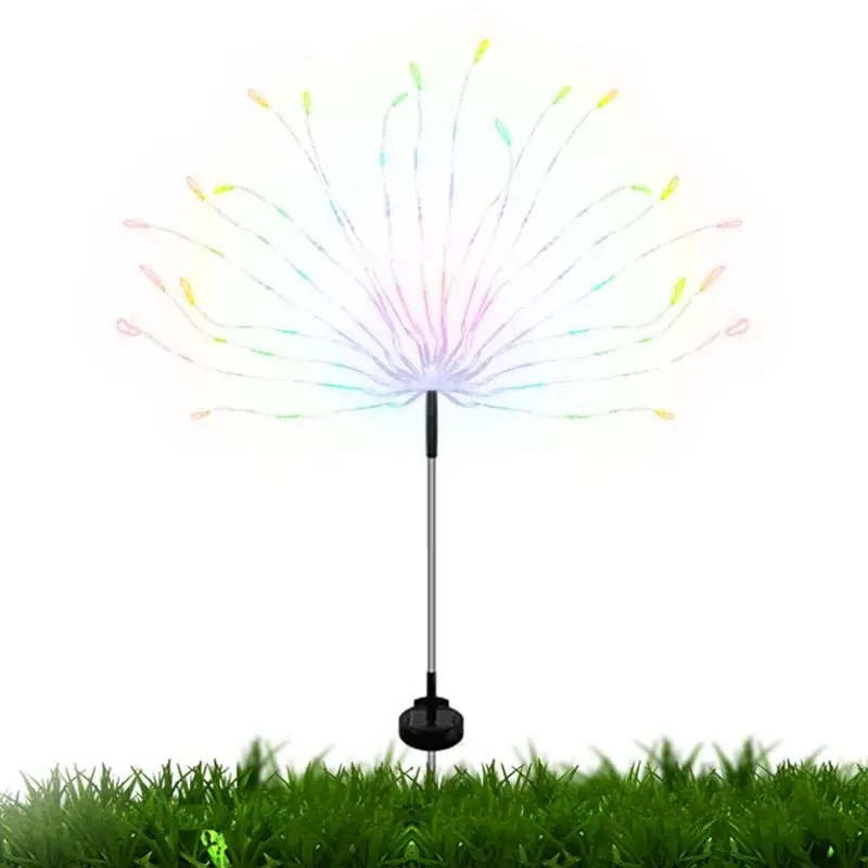 

Сказочные садовые Одуванчики, 120 светодиодов, 3 режима освещения, водонепроницаемые, солнечные, ландшафтные, для газона, заднего двора