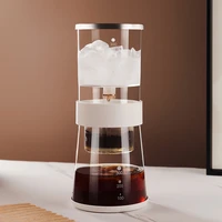 ice drip coffee pot portable cold brew coffee maker adjustable flow ice cold brew pots coffee brewer espresso coffeeware