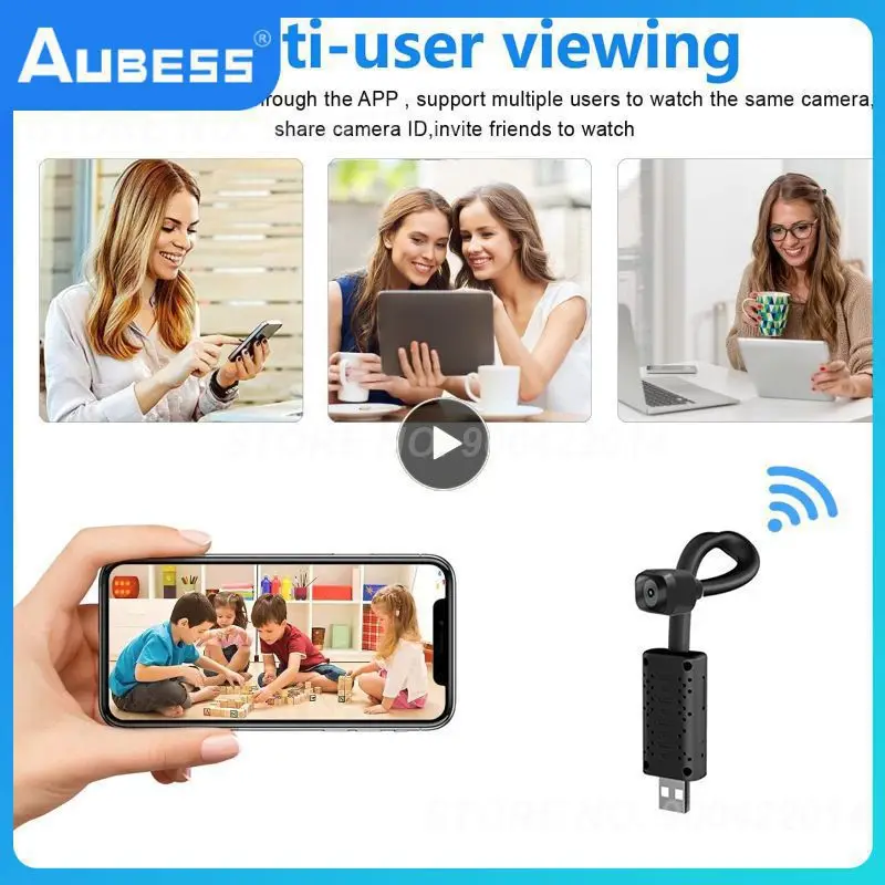 

Motion Detection Camera Portable U22 Hd 1080p Mini Wifi Usb Camera Support 128gtf Card