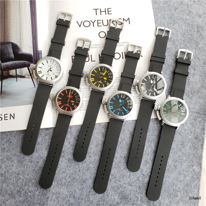 

New Arrival Authentic U-Boat U Boat Brand Business Classic Casual Top Quality Men Women Quartz Wristwatch Limited Couple Watch