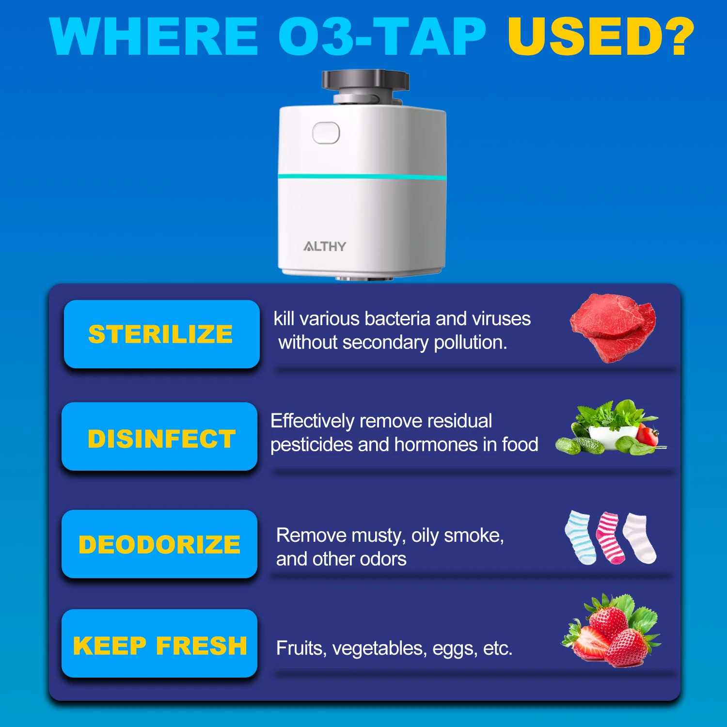 Рисунок 2 - ALTHY кран озоновый генератор воды