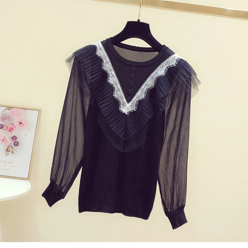 

2022 autumn new sweet long-sleeved women's sweater GRAY22