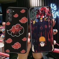 naruto red cloud phone cover hull for samsung galaxy s6 s7 s8 s9 s10e s20 s21 s5 s30 plus s20 fe 5g lite ultra edge
