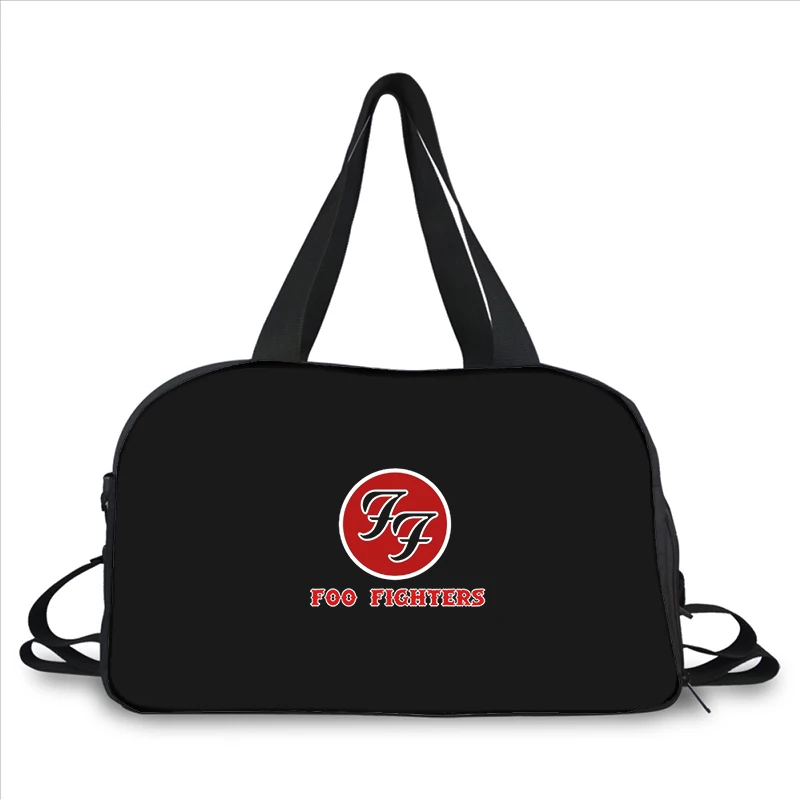 Foo Fighters 3D printing fashion trend portable large capacity multi function messenger bag travel bag