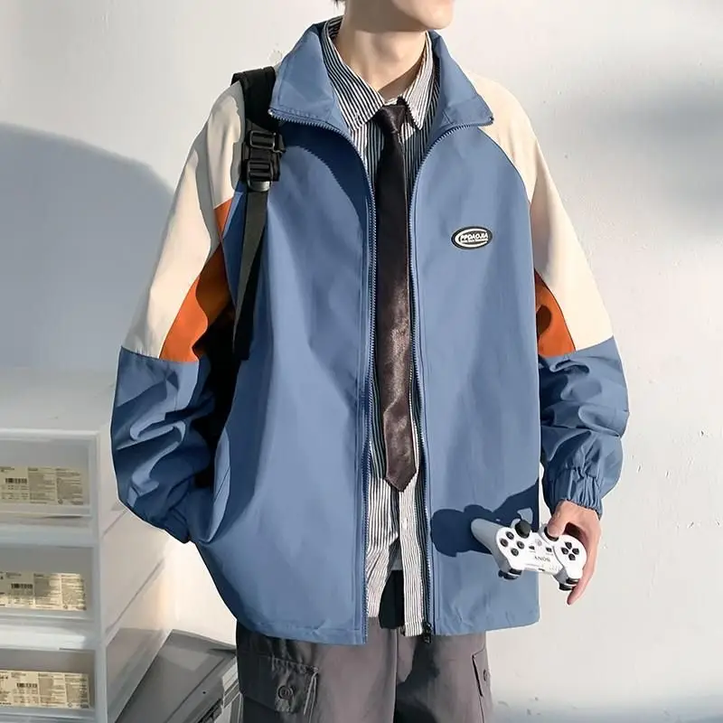 Куртка преппи varsity Мужская Повседневная Уличная одежда свободного покроя