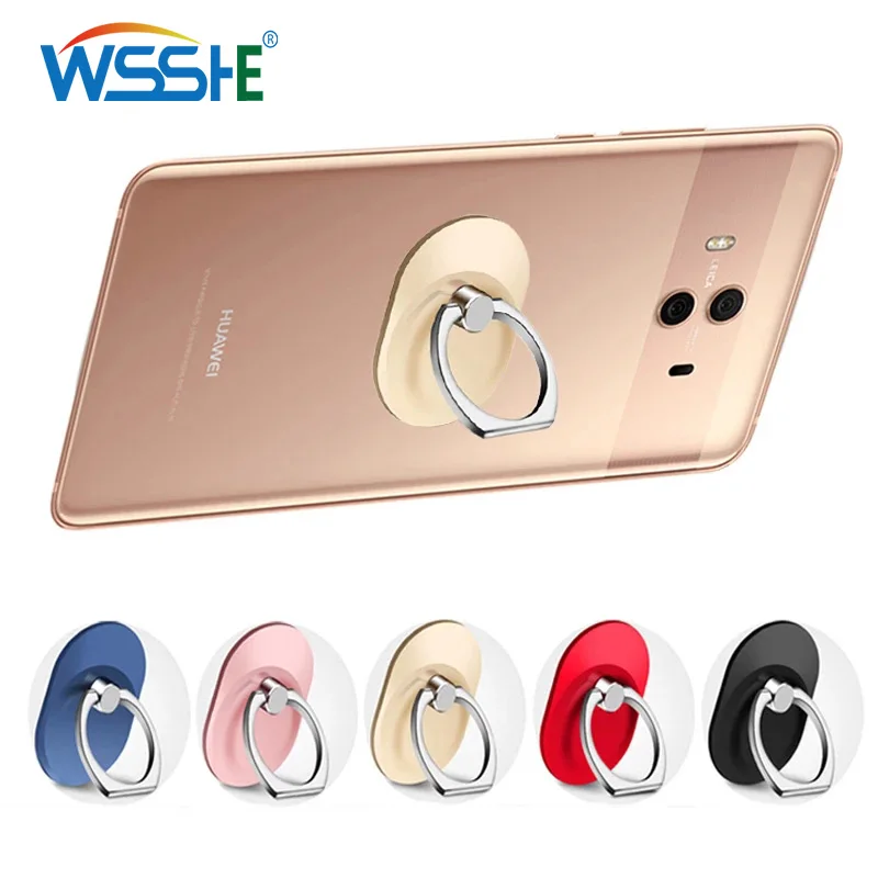 

360 Degree Mobile Popular Magnet Phone Holder for IPhone X 8 7 Metal Finger Phone Stand for Samsung S9 Phone Magnet on Ca