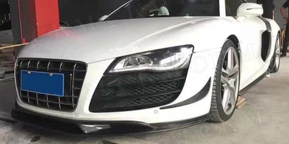 Для Audi R8 V8 V10 2008-2015 Стайлинг автомобиля из углеродного волокна накладка на