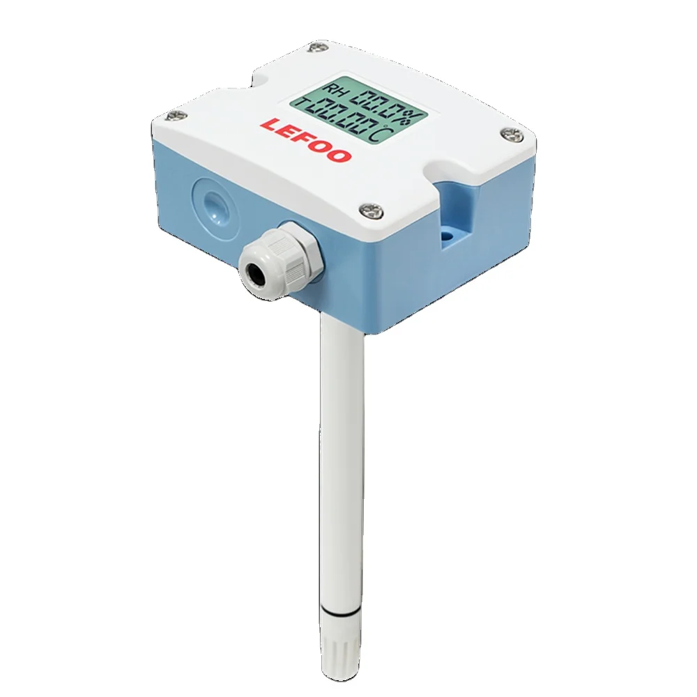 

LFH10 Temperature and Humidity Sensor Transmitter RS485/4~20mA Probe Wall-mounted Air Duct Indoor Waterproof