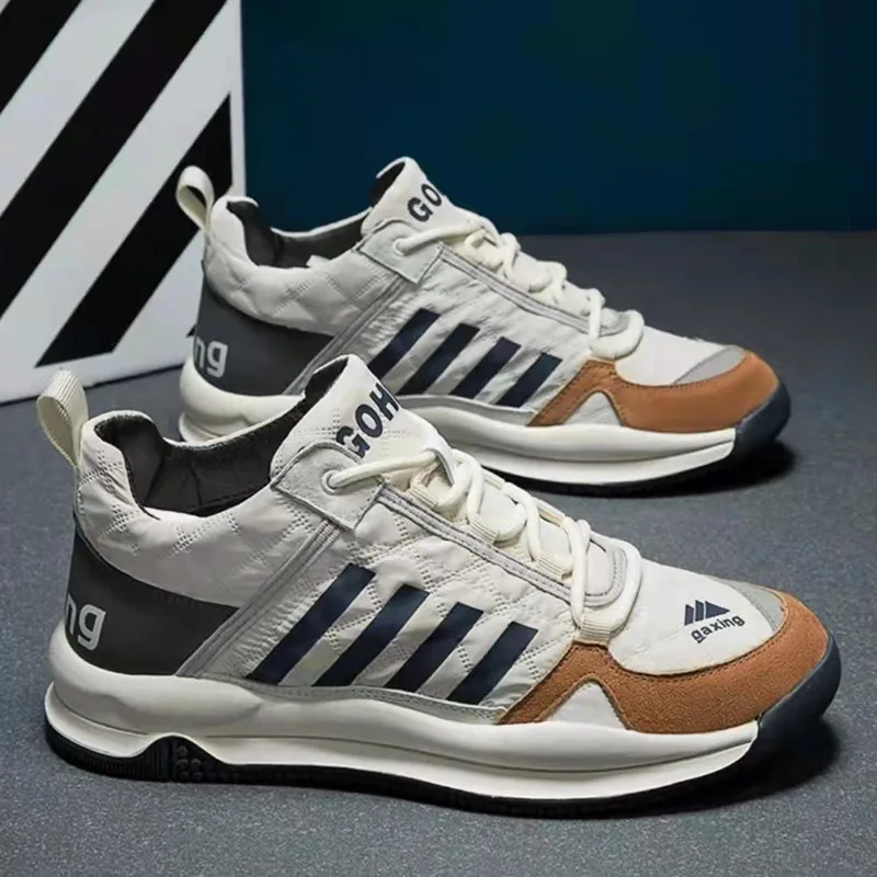 

Men Shoes Spring Comfortable Breathable Sneakers Men Non-slip Bottom All-match Running Shoes woman Trendy Vulcanize Shoes