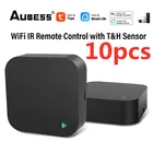 Смарт-приложение stuya Smart Life, 10 шт., беспроводное WiFi-ИК дистанционное управление, мониторинг температуры и влажности, сотрудничество с Alexa Google