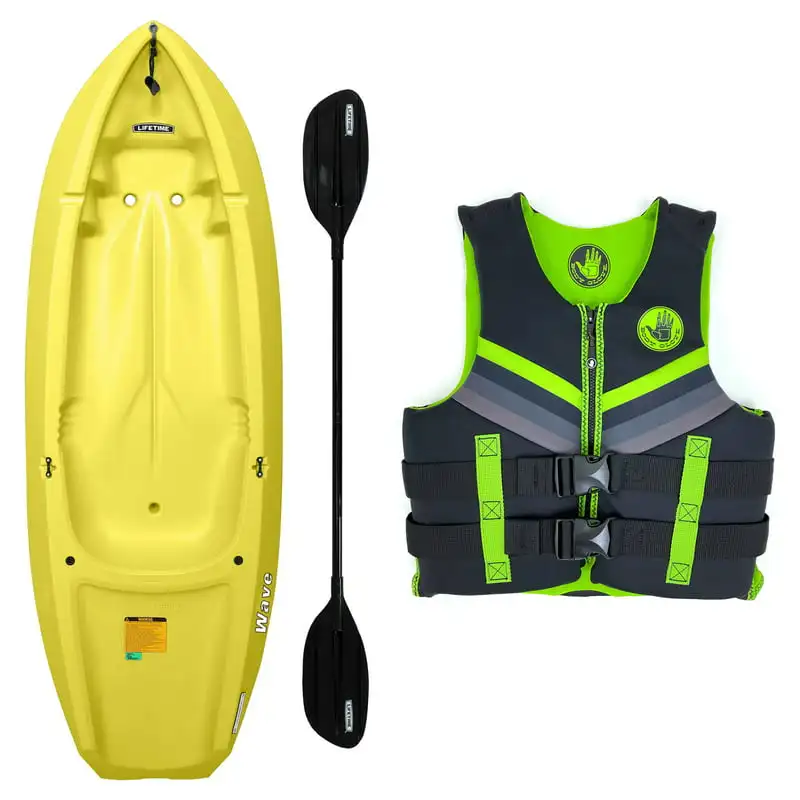 

Wave Youth Kayak and Life Jacket Bundle