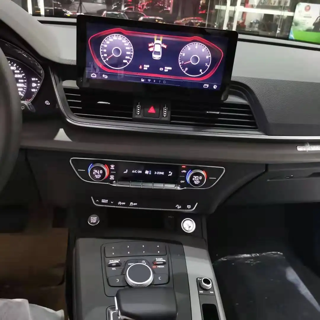 Фото Для Audi Q5 Q5L FY 2017 2018 2019 MMI Автомобильный мультимедийный CarPlay 10,25-дюймовый экран WiFi GPS Радио Аудиосистема Навигация NAVI №5