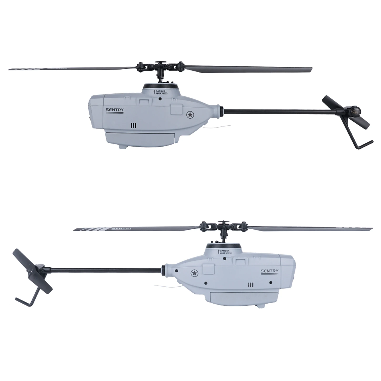 

RC ERA C127 2.4G 4CH 6-Axis Gyro Altitude Hold Optical Flow Localization Flybarless RTF Sentry Helicopter with 720P Camera Drone