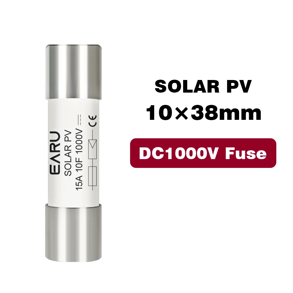 

Плавкие предохранители EARUELECTRIC для солнечных систем 1000В/1500В 20/25/30А