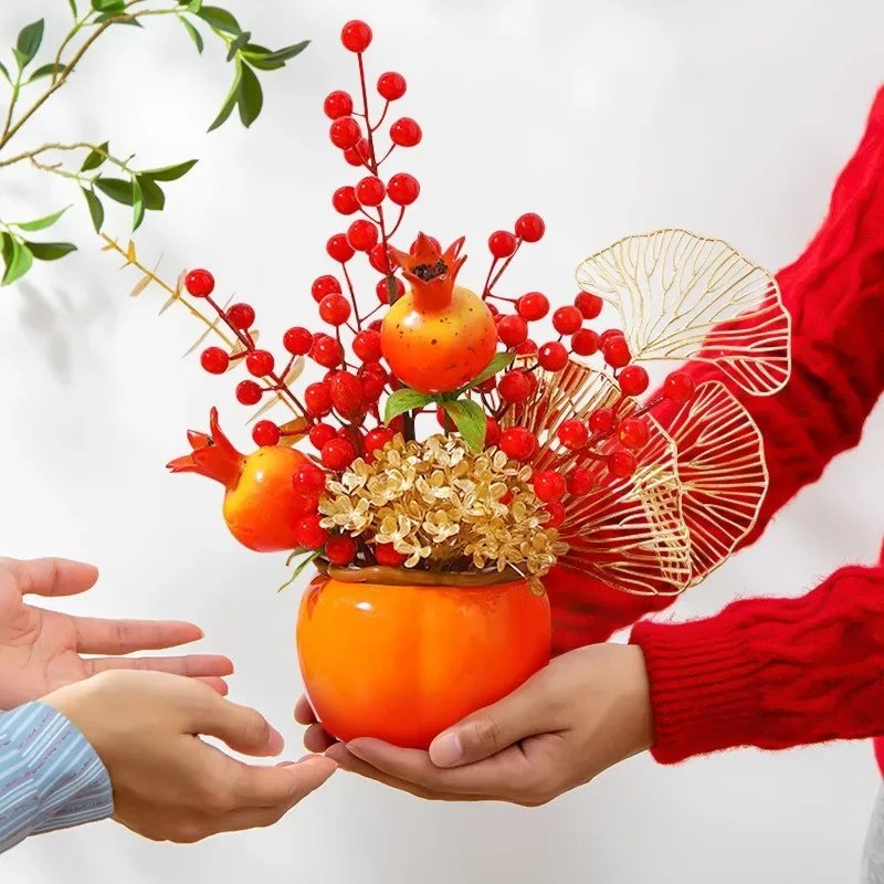 2024 китайский Новый год фестиваль лодки-дракона украшение миниатюрный цветочный