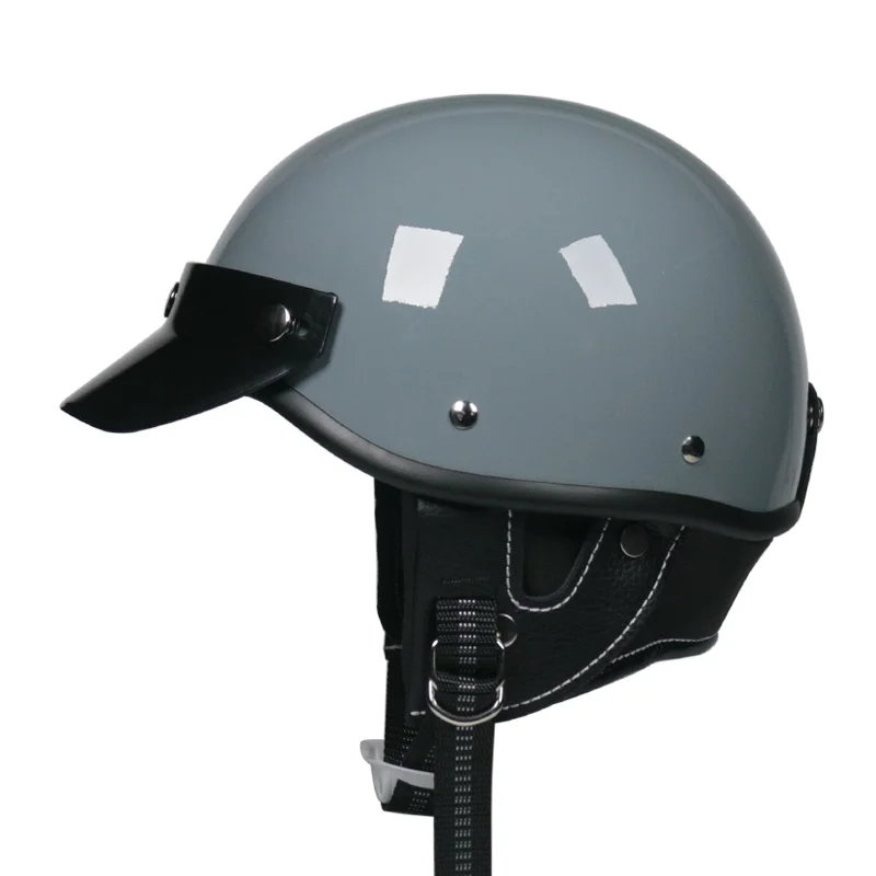 

Винтажный мотоциклетный шлем Casco, корейский ретро-стиль, для скутеров, мотоциклов, велосипедов, половинчатая защита