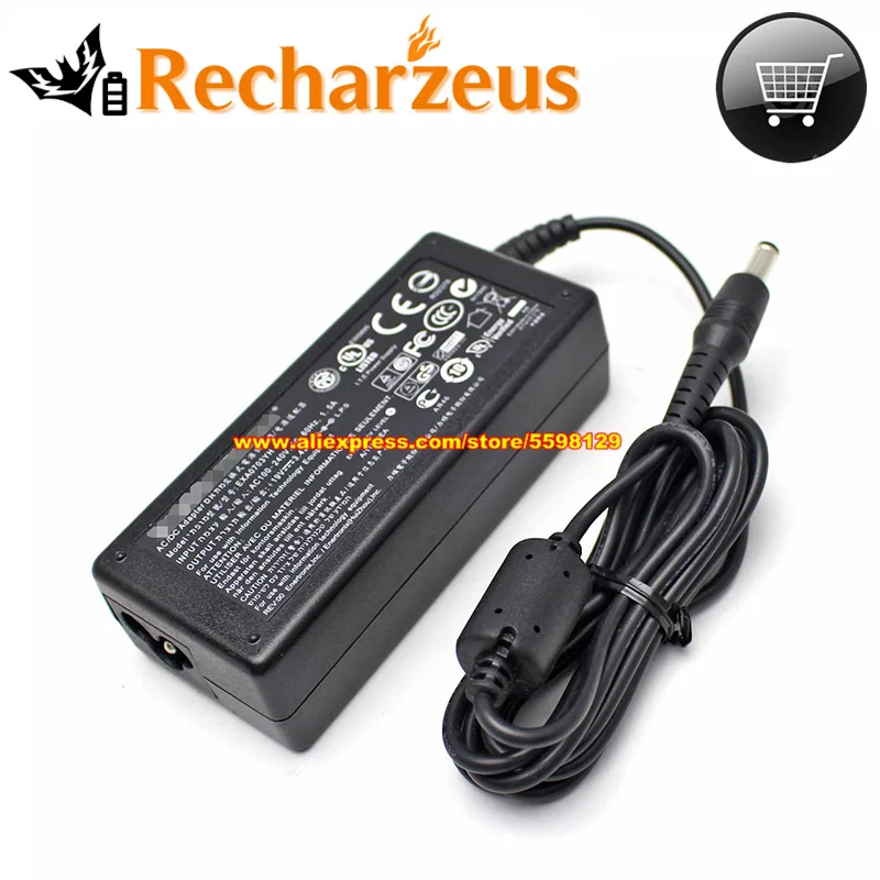 Подлинный адаптер переменного тока для Enertronix 19V 3.42A 65W EXA0703YH зарядное устройство