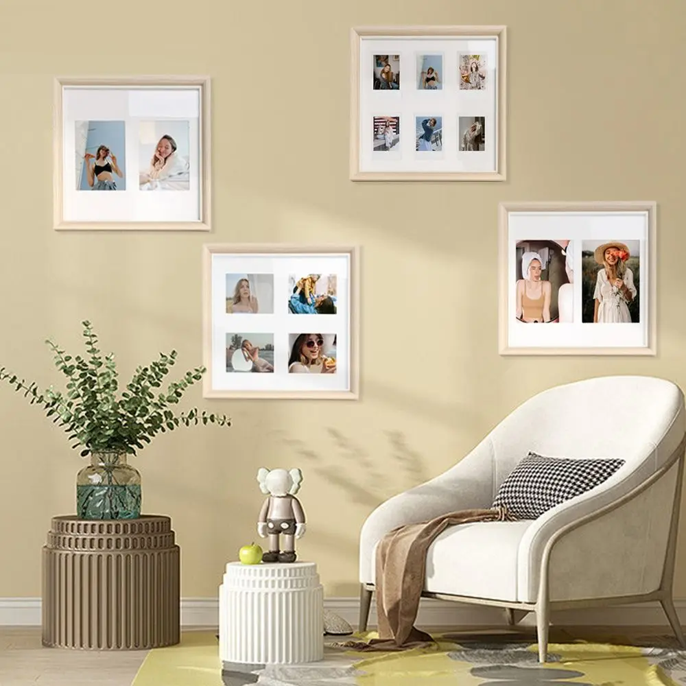

Photo Studio Props Simple Creative Instant Camera 3-6 inch Photo Table Photo Frame Wooden For Home Decoration