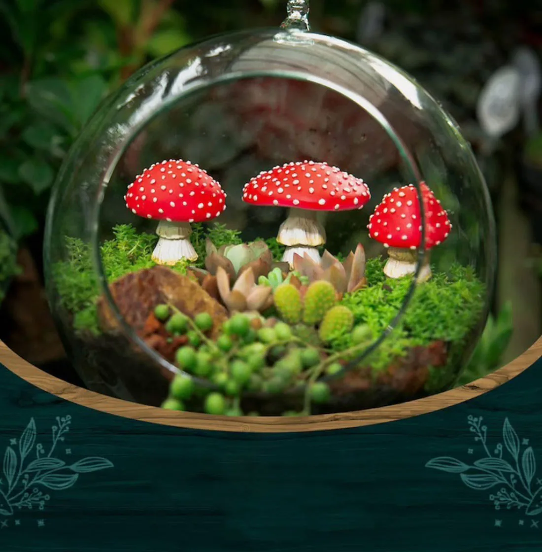 

Luminous Red Mushroom Micro Landscape Ornaments Glow In The Dark Home Garden Decor Creative Simulation Mushroom Statue Decor
