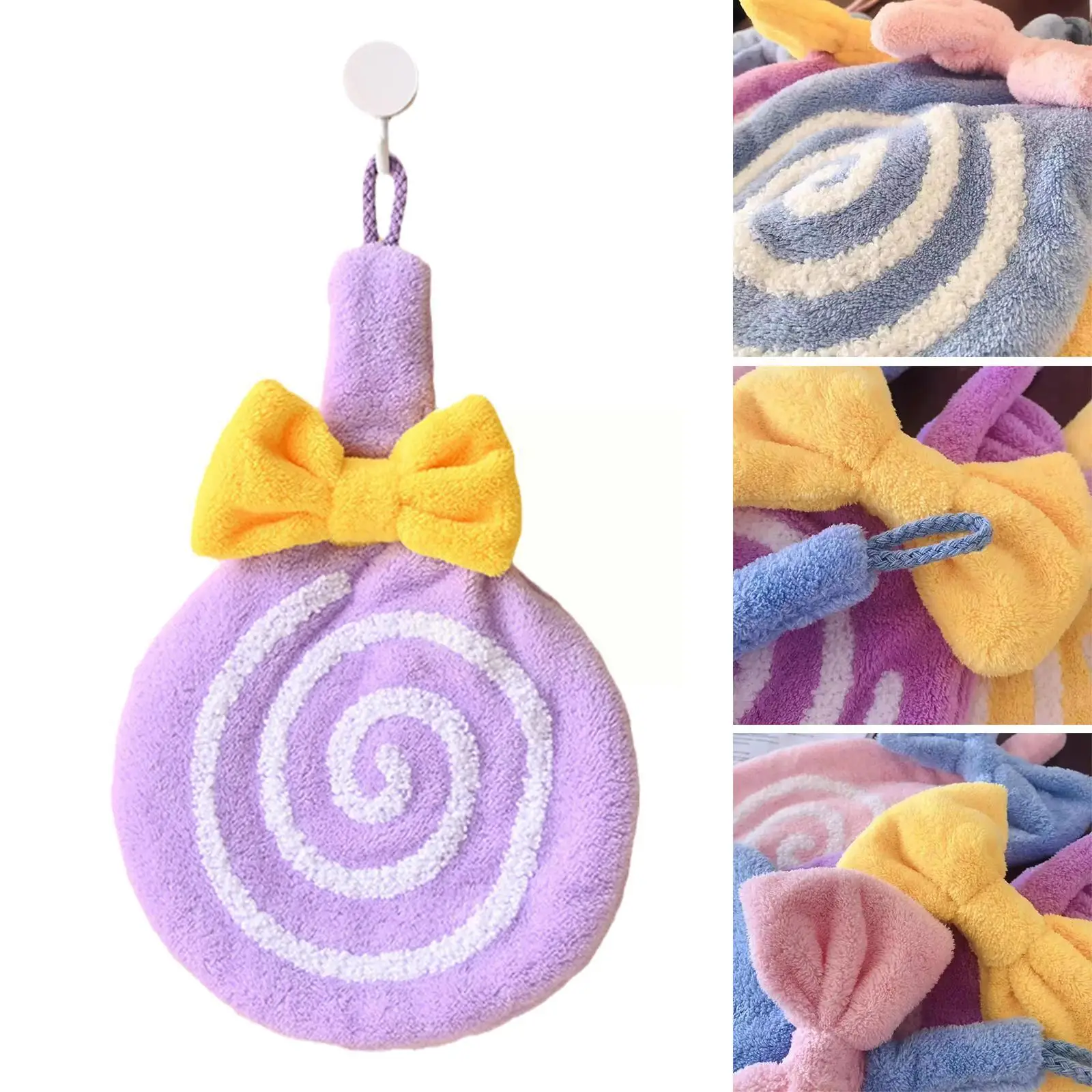 

1 Pc Cute Microfiber Hand Towels Super Thick Children's Towels Handkerchief Absorbent Bathing Animal Cartoon J5n4