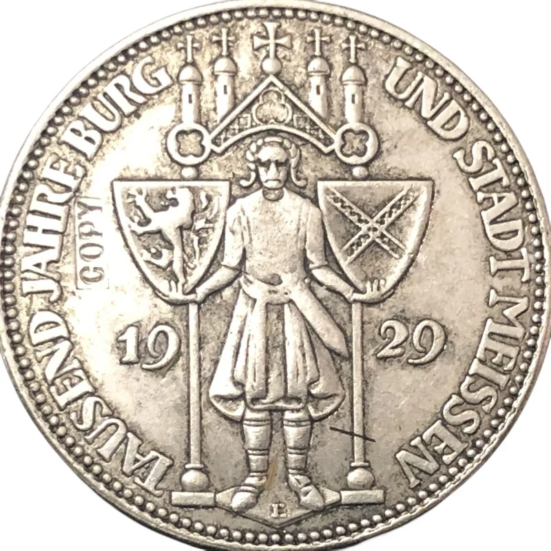 

Копия монеты Рейхсмарк 1929 года Меissen
