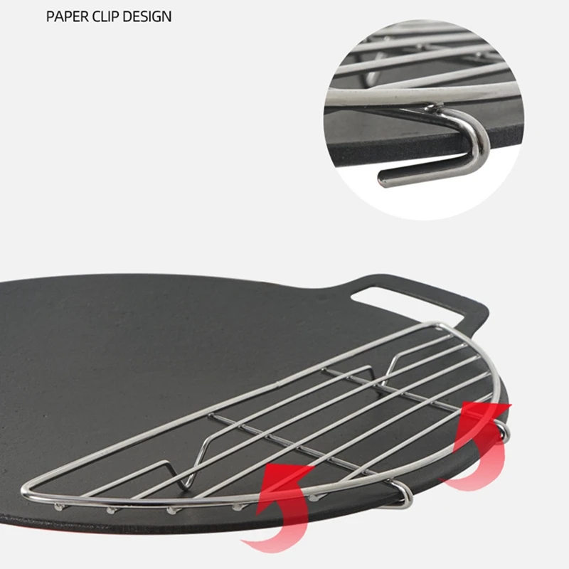 Открытый гриль сетчатая стойка для приготовления на пару нержавеющая сталь 304