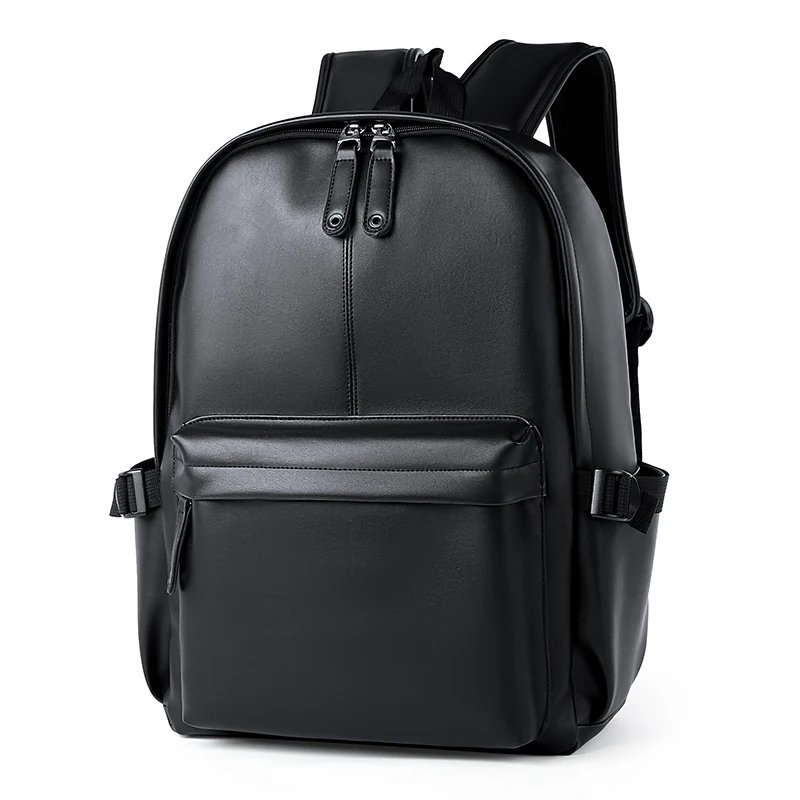 

Stylish Women's Leather Backpack Waterproof Breathable Shoulder Bag Casual Book Bag for Teenagers Travel Black School Backpack