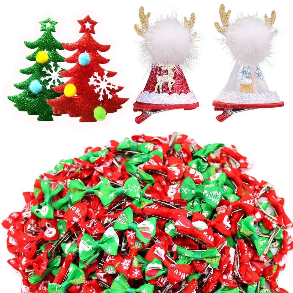 

Christmas 1/6/20 pcs Cute Bows Ribbon Pet Hair Dog Accessories Cat Hair Pet Props Christmas Accessories