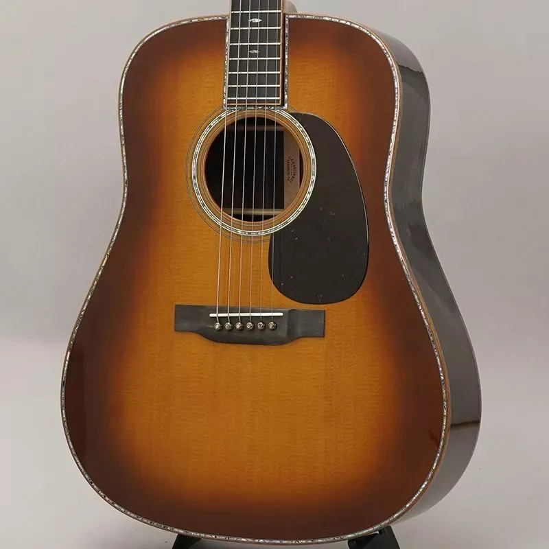 Новая акустическая гитара CTM D45 Ambertone PROMO VTS Sitka из ели и палисандра