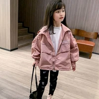 girls babys kids coat jacket outwear tops 2022 luminous spring autumn cotton christmas gift outfits school childrens clothing