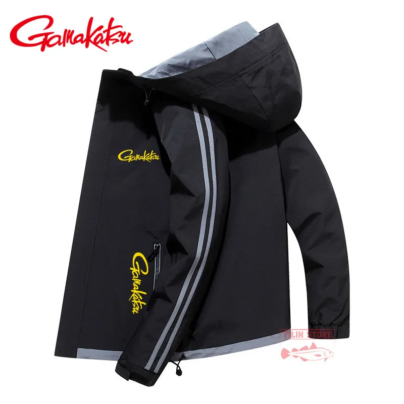 

Gamakatsu Fishing Clothes Men Thin Windproof Hiking Camping Sports Jacket Outdoor Anti-sweat Breathable Quick Dry Fishing Jacket