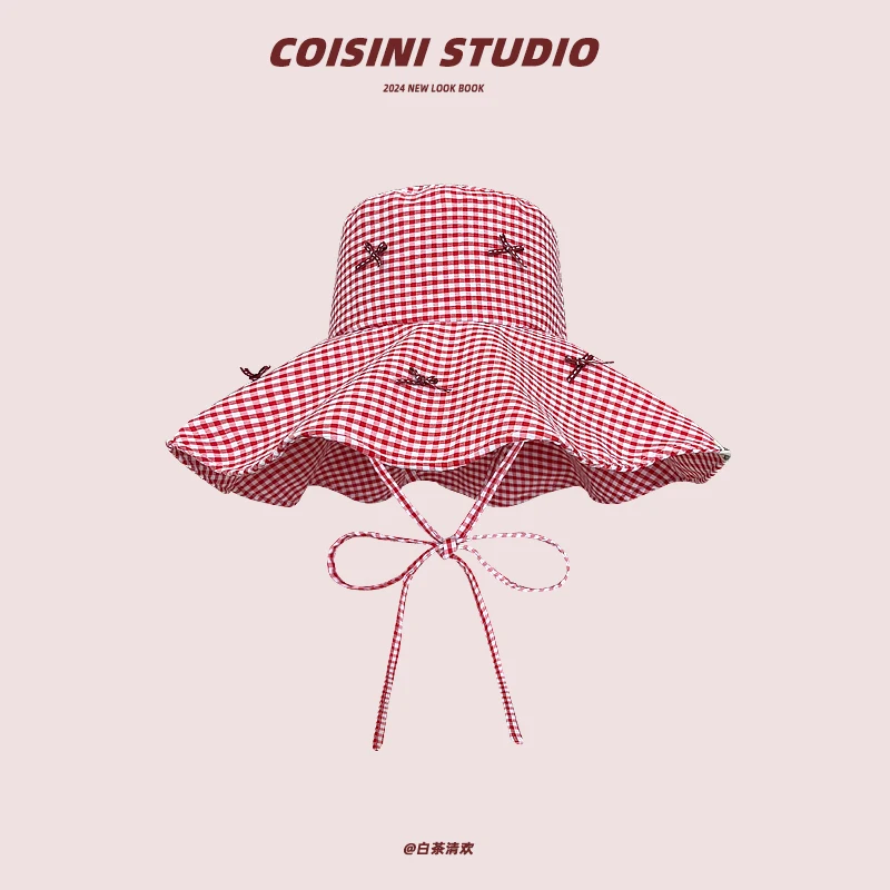 Панама женская универсальная с большими полями и защитой от солнца