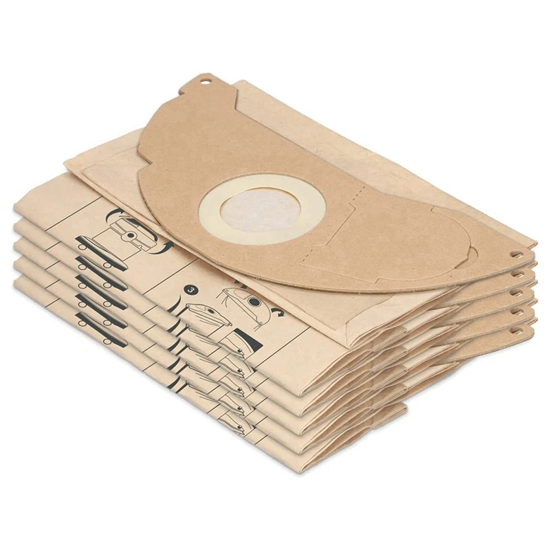 

10 Pack Vacuum Cleaner Bags Compatible For Karcher WD2, MV2, Replaces For Karcher 6.904-322.0