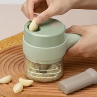 electric garlic masher multifunctional vegetable slicer cutter garlic grinding chopper automatic meat grinders kitchen gadgets