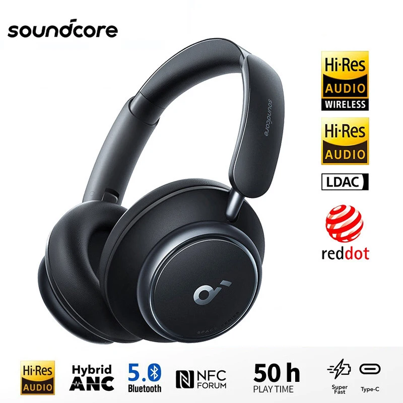 

Original Soundcore Space Q45 Headphone Man Triple Dynamic Active Noise-Cancelling 5.3 Wireless Bluetooth Headset Stereo Earphone