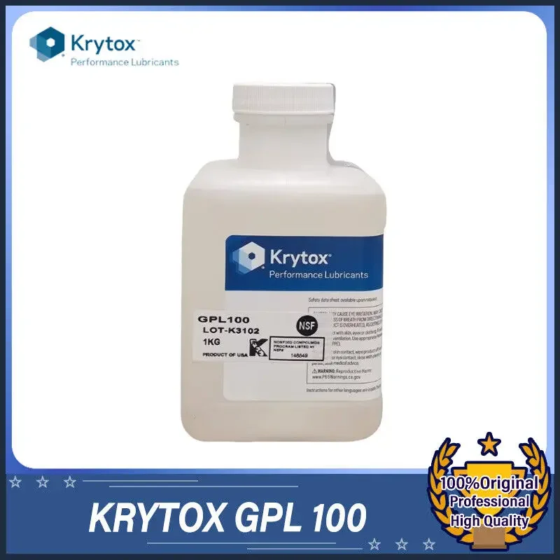 Krytox GPL 100 1 кг масляной смазки Perfluoropolyether нетоксичная высокая