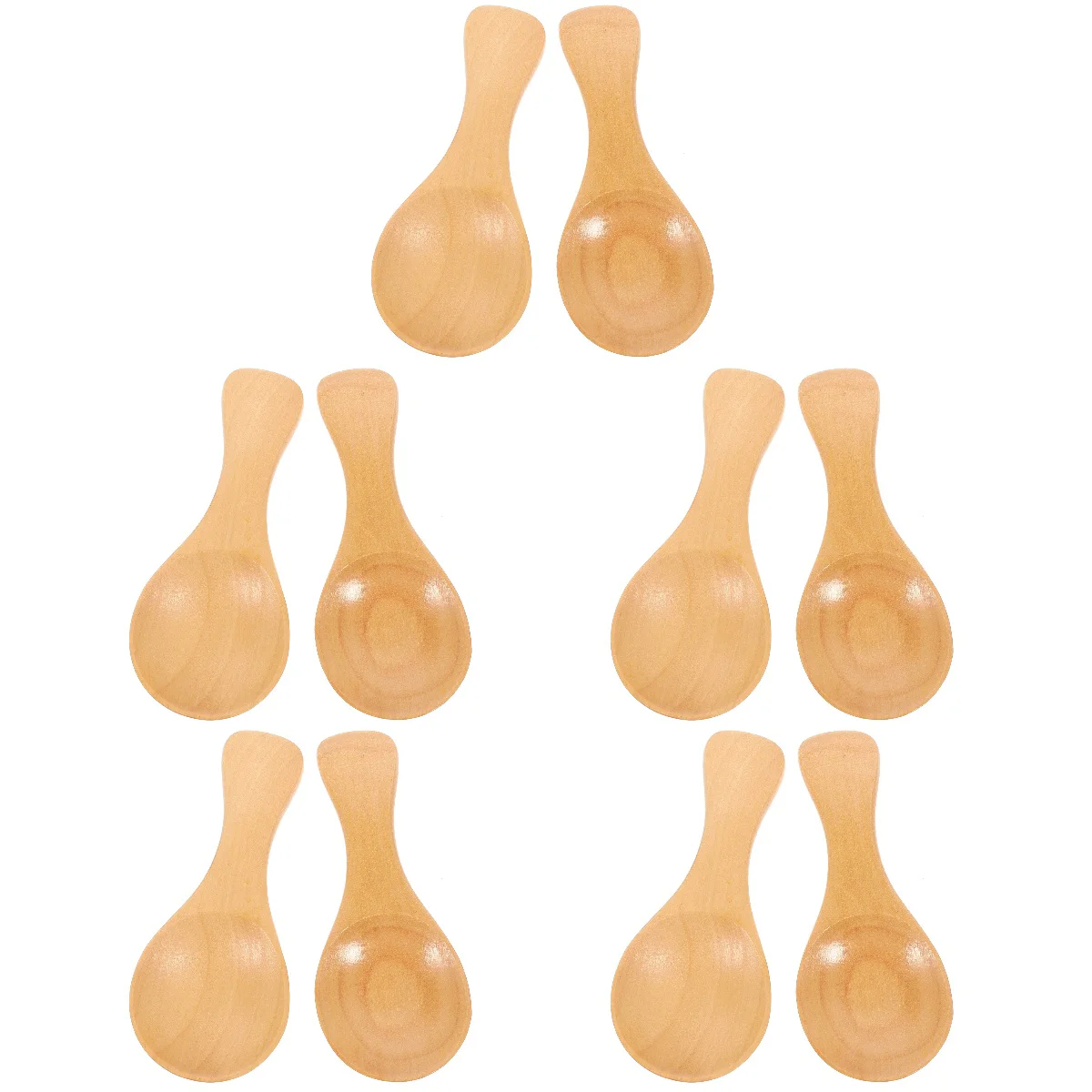 10 Small Small Spoons Reusable Spoons Tiny Tea Scoops for Home Tea Seasoning Kitchen