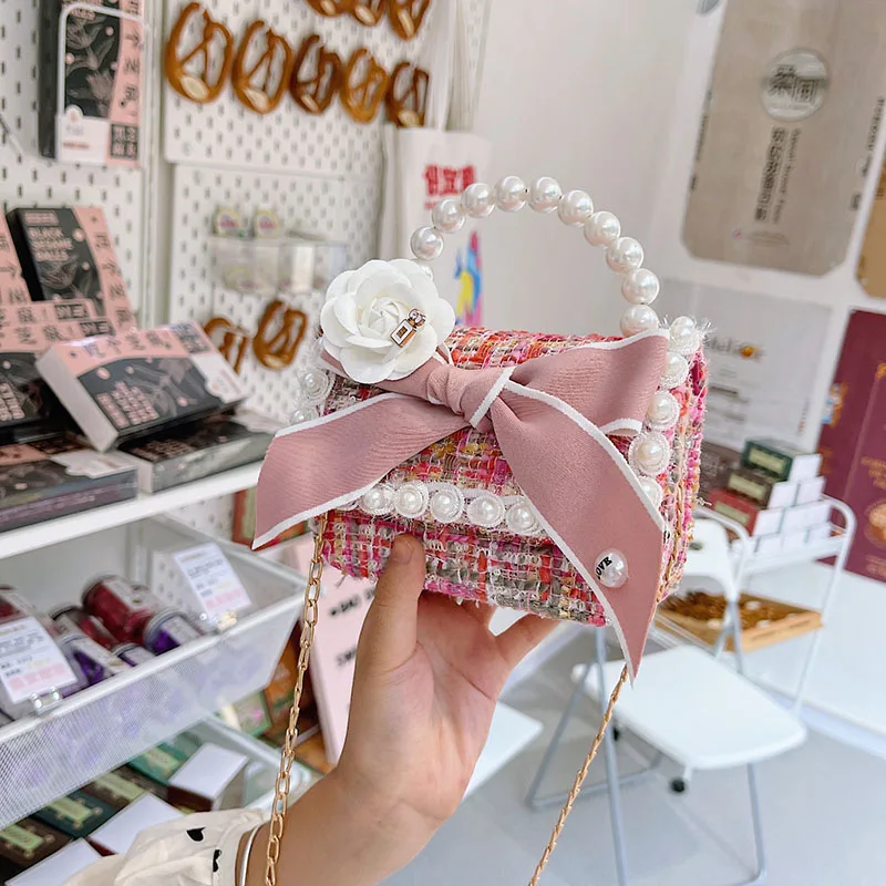 

Girl Handbag Backpack Children Flower Bag Cute Messenger Shoulder Bag Baby Coin Purse Candy Children's Day Gift